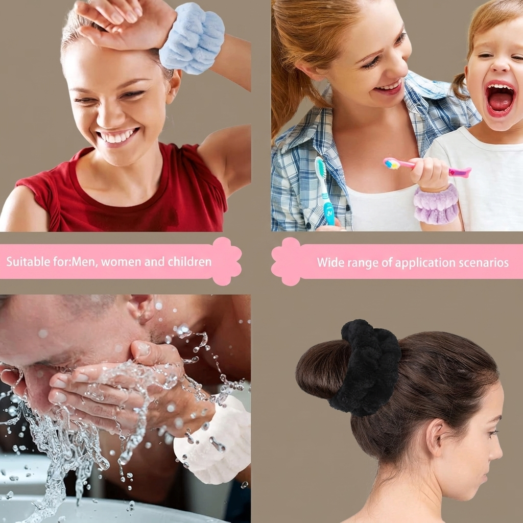 Absorbent Wrist Wash Bands (Set of 2)