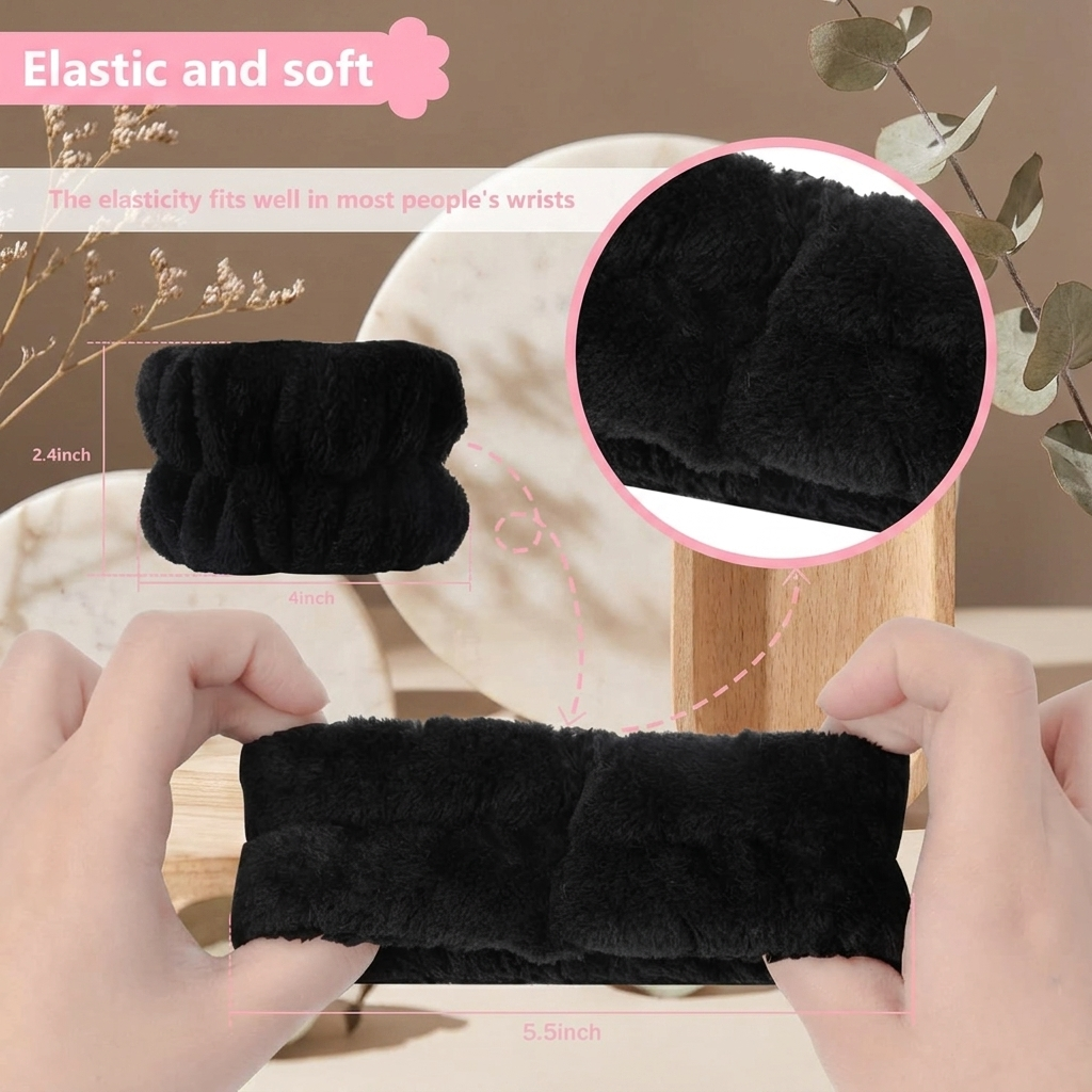 Absorbent Wrist Wash Bands (Set of 2)