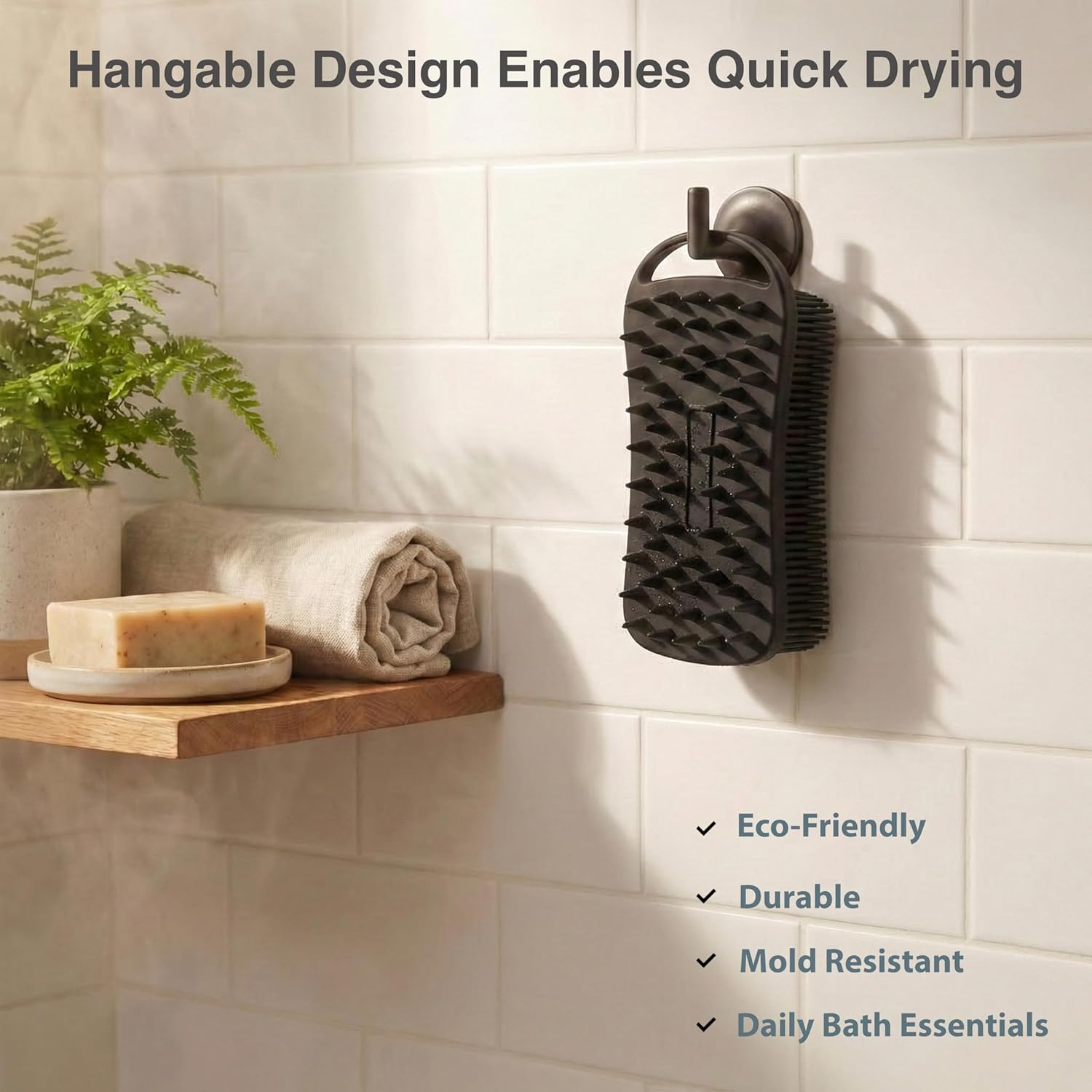 2-in-1 Silicone Exfoliating Body Scrubber (Set of 2)