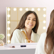 Hollywood Vanity Mirror with 17 LED Lights & 10X Magnification