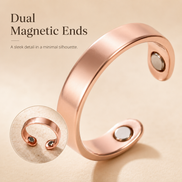 Magnetic Therapy Slimming Tail Ring for Lymphatic Drainage and Energy Wellness - Anti-Snoring Sleep Aid Jewelry for All Genders