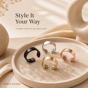 Magnetic Therapy Slimming Tail Ring for Lymphatic Drainage and Energy Wellness - Anti-Snoring Sleep Aid Jewelry for All Genders