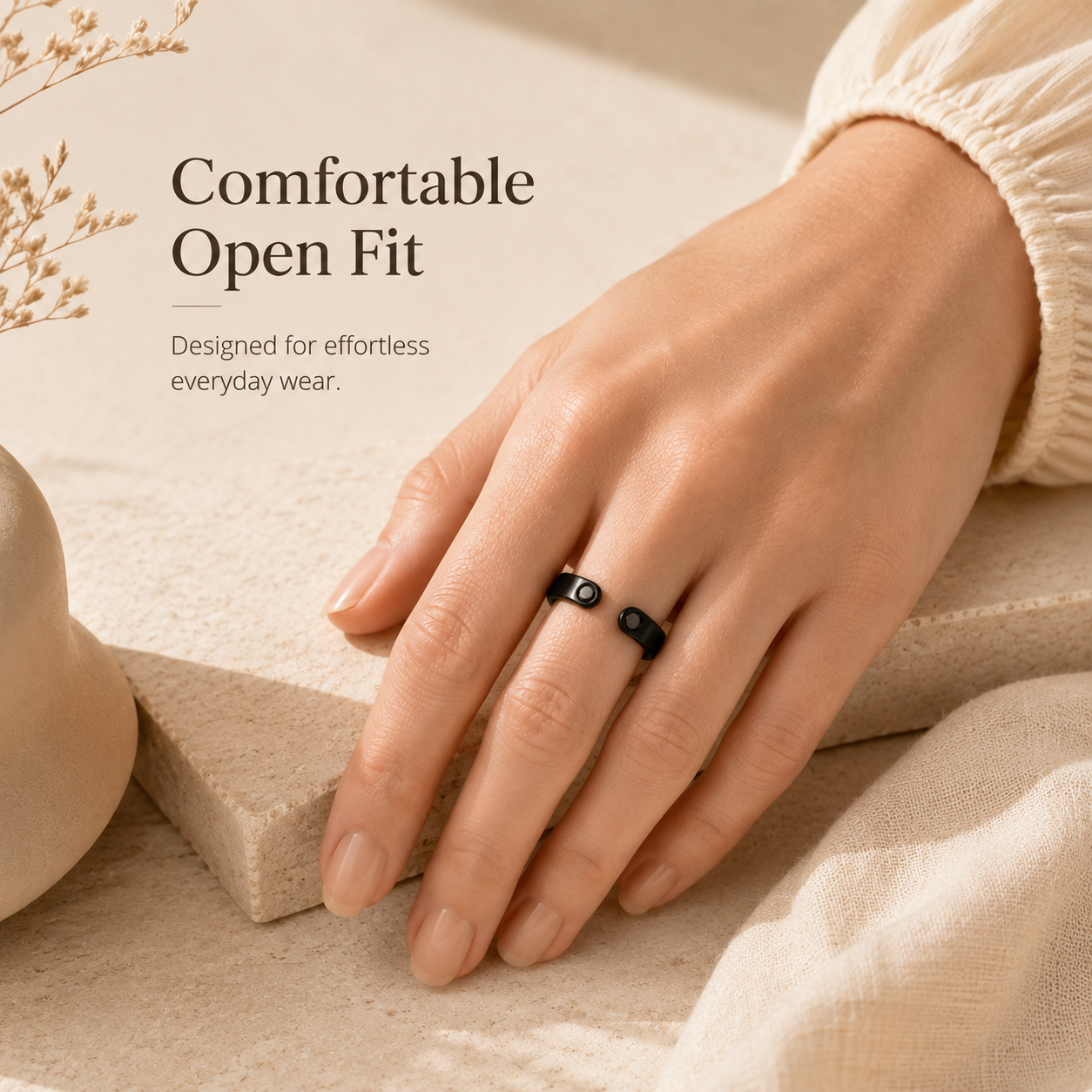 Magnetic Therapy Slimming Tail Ring for Lymphatic Drainage and Energy Wellness - Anti-Snoring Sleep Aid Jewelry for All Genders