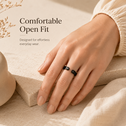 Magnetic Therapy Slimming Tail Ring for Lymphatic Drainage and Energy Wellness - Anti-Snoring Sleep Aid Jewelry for All Genders
