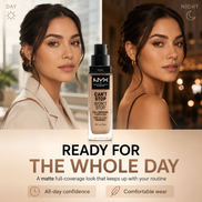 NYX PROFESSIONAL MAKEUP Can'T Stop Won'T Stop Foundation, 24H Full Coverage Matte Finish - Buff