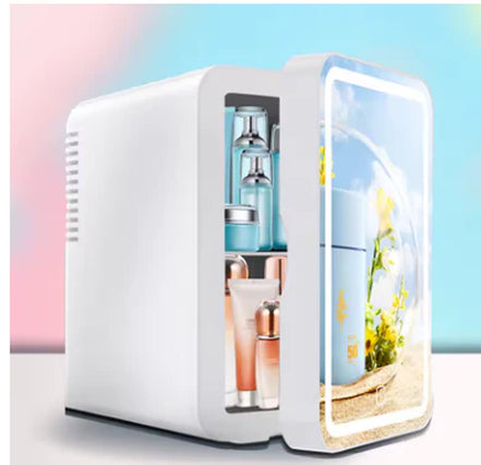 6L LED Mirror Skincare Mini Fridge