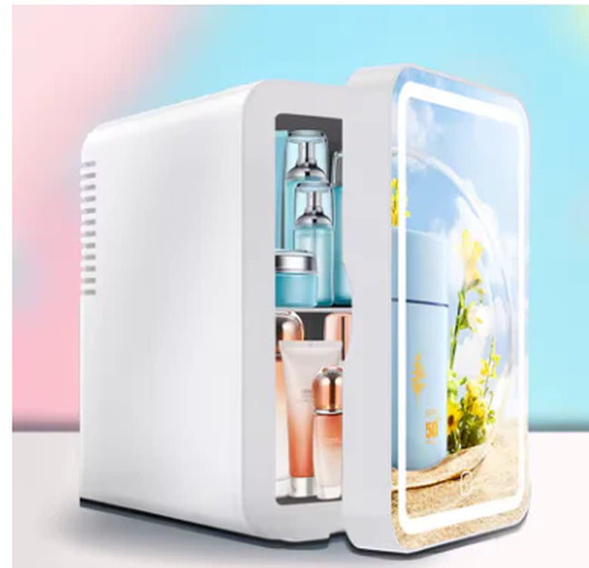 6L LED Mirror Skincare Mini Fridge
