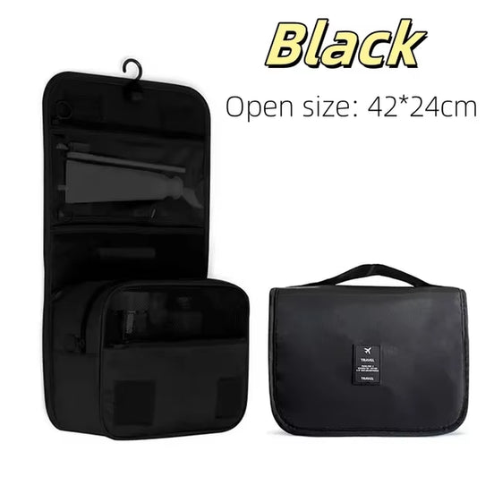 Water-Resistant Hanging Travel Toiletry Bag 