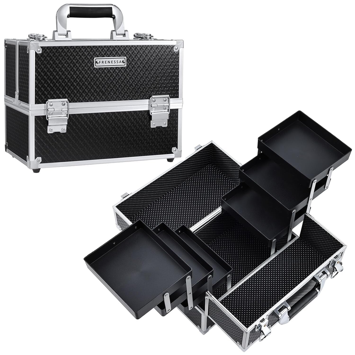 Large Professional Makeup Train Case