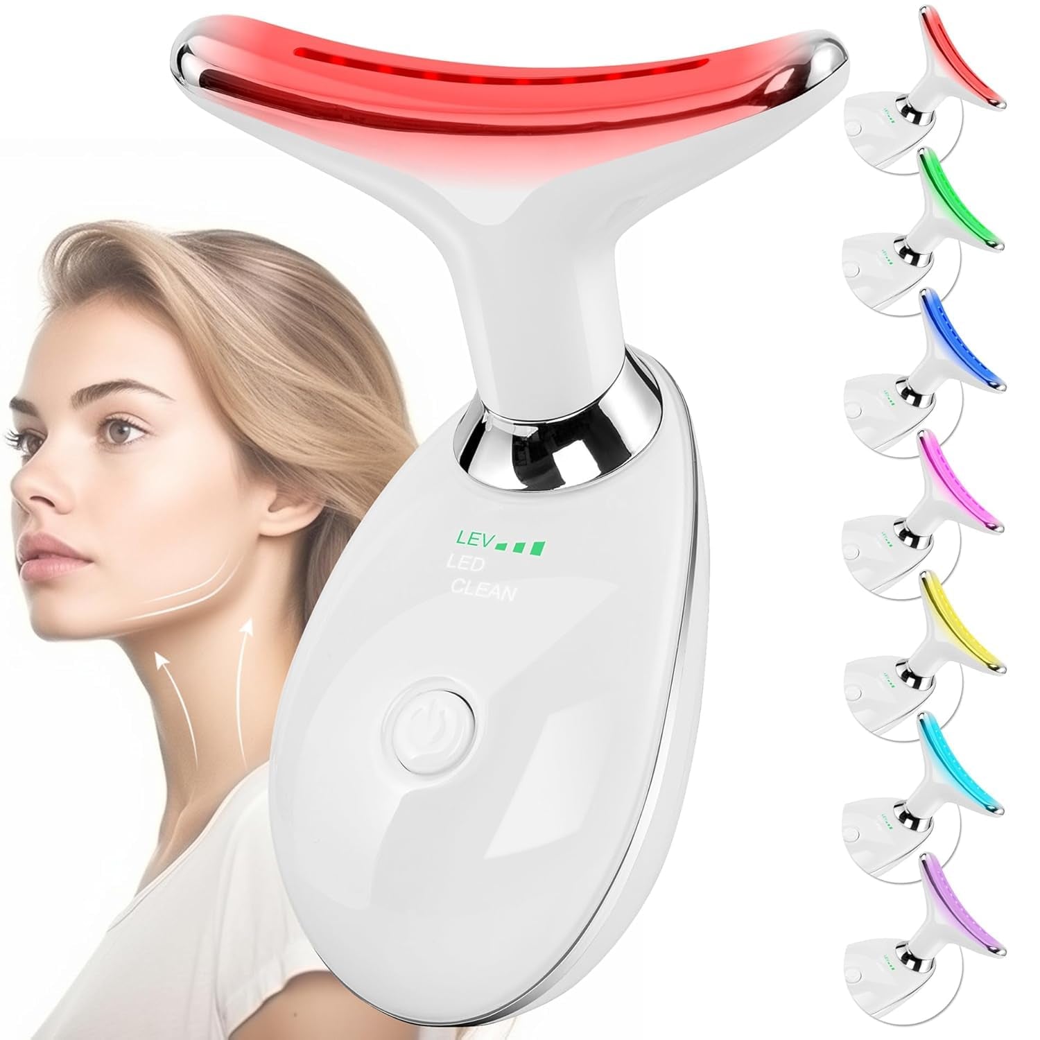 7-Color LED Face & Neck Massager
