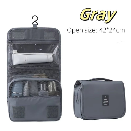 Water-Resistant Hanging Travel Toiletry Bag 