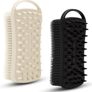 2-in-1 Silicone Exfoliating Body Scrubber (Set of 2)