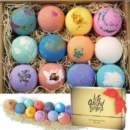 12-Piece Moisturizing Bath Bomb Gift Set