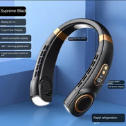 Hands-Free Bladeless Neck Fan – 5-Speed, Rechargeable 