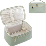 Vegan Leather Travel Makeup Organizer Bag