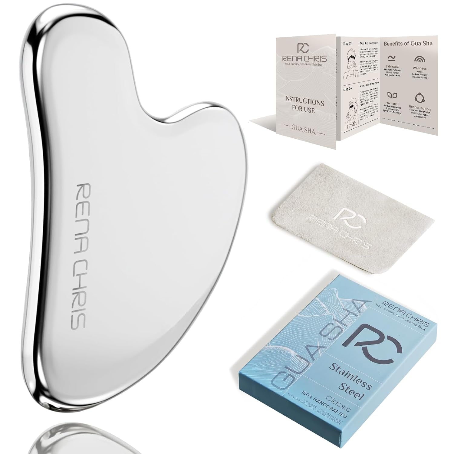 Stainless Steel Gua Sha Facial Sculpting Tool