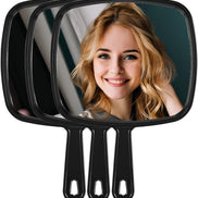 Extra-Large Handheld Salon Mirror – 3 Pack